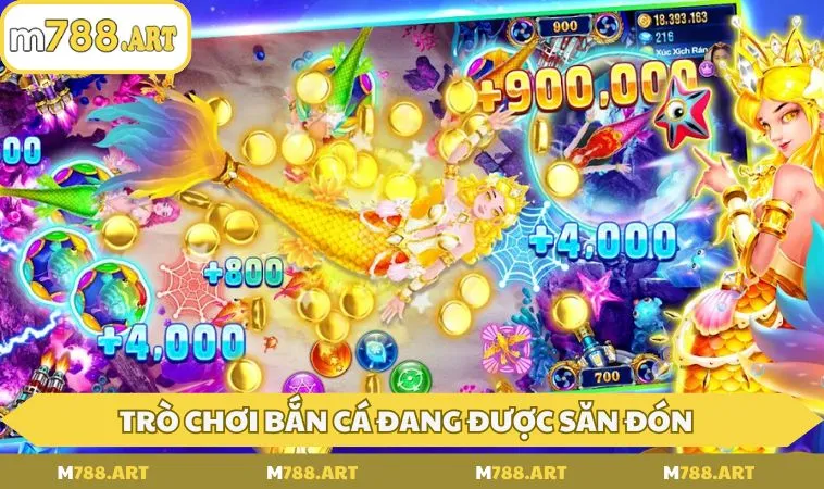 Tổng hợp các trò chơi bắn cá đang được săn đón tại M788